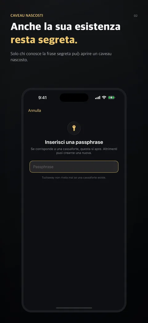 Anche la sua esistenza resta segreta.