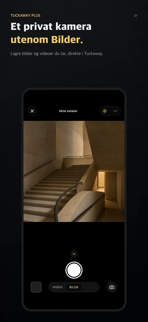 Et privat kamera utenom Bilder.