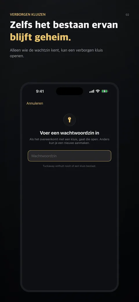 Zelfs het bestaan ervan blijft geheim.