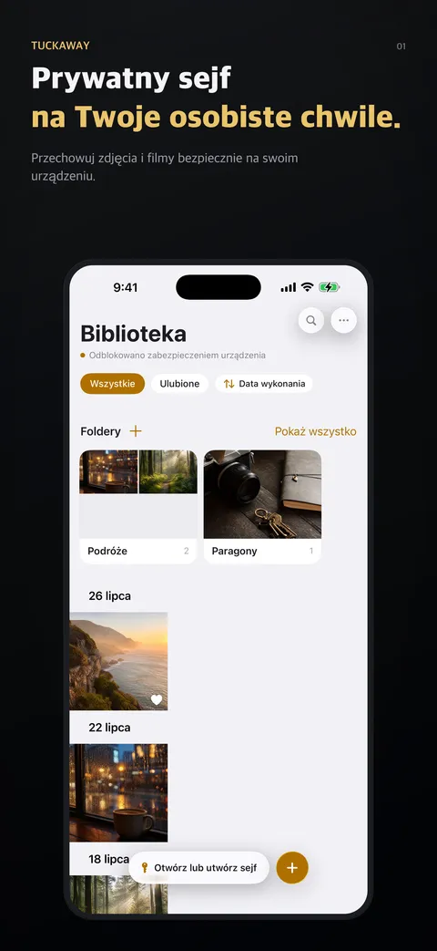 Prywatny sejf na Twoje osobiste chwile.