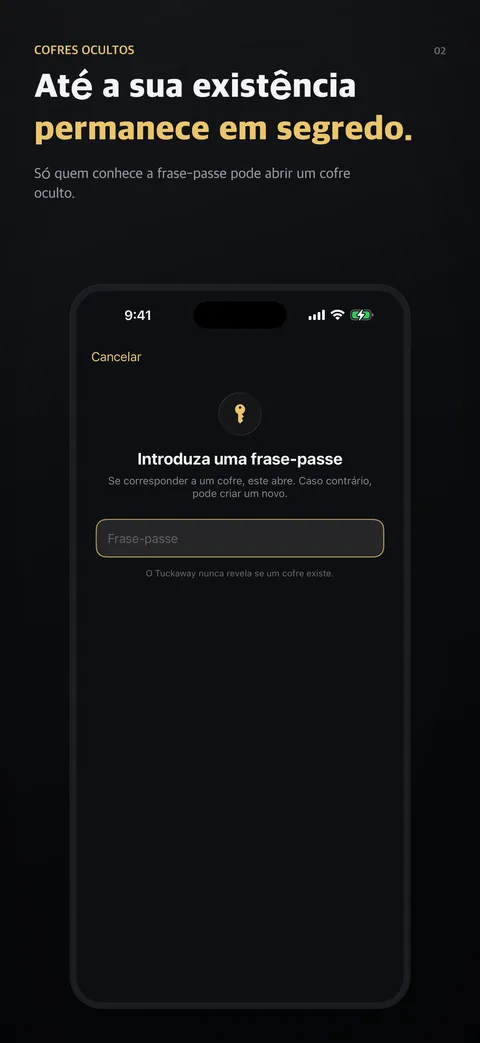Até a sua existência permanece em segredo.